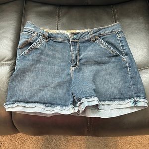Blue Jean shorts, condition is good, size 10